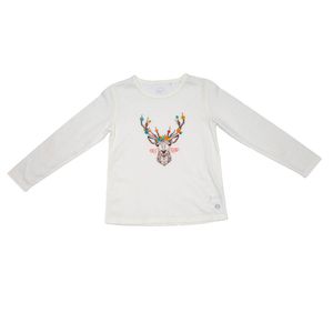Polera M/L Estampada Niña