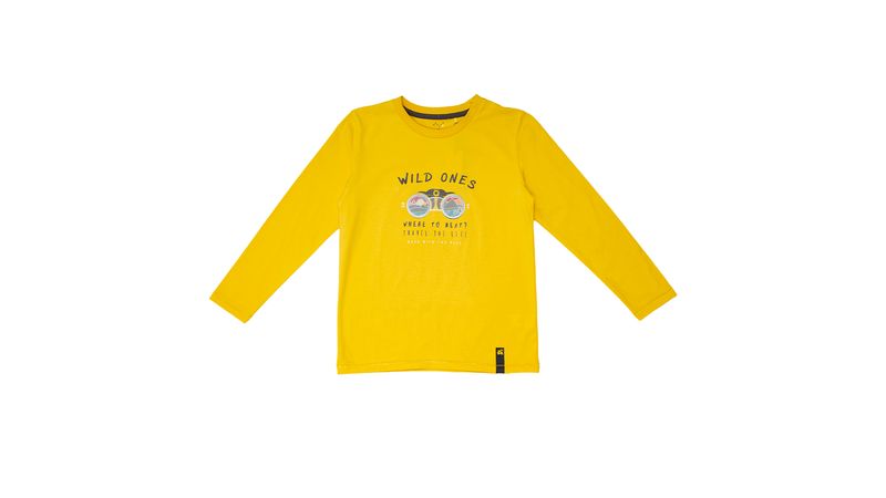 Polera manga larga de niños new arrivals