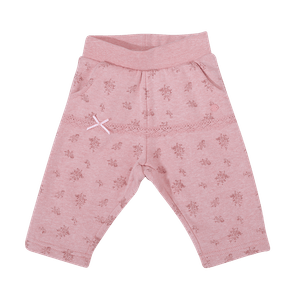 Pantalón De Buzo Bebé Niña Rosado