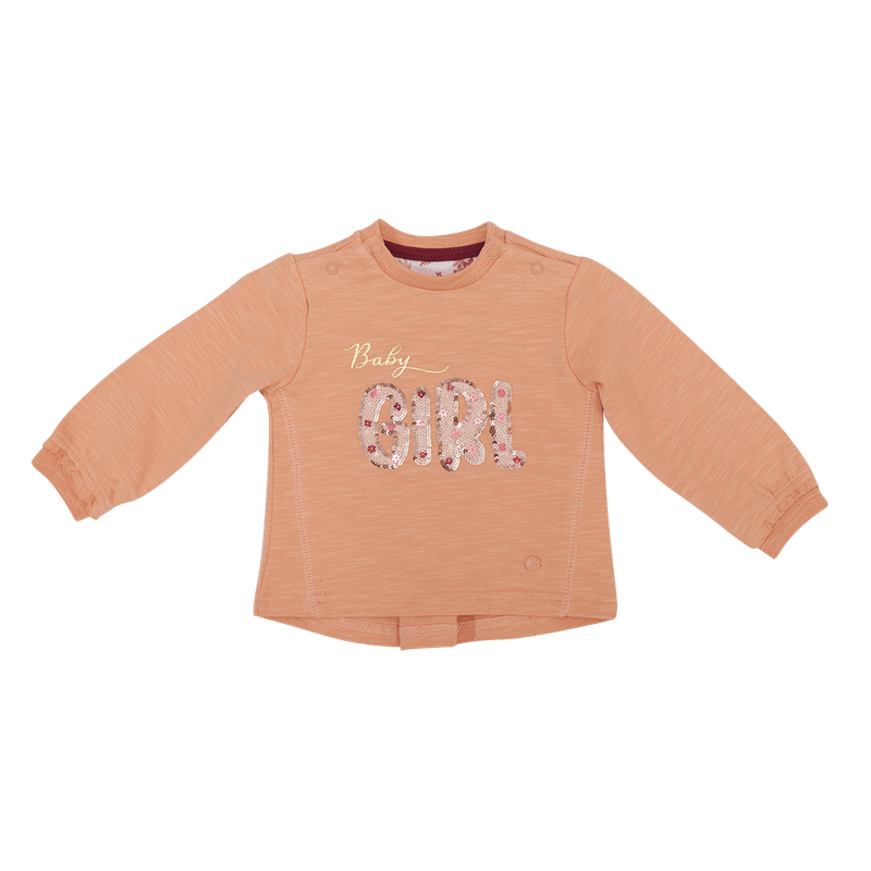 Polera-M-L-Bebe-Niña-Naranja-