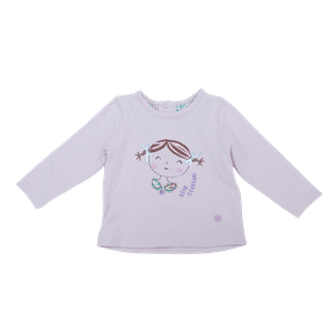 Polera M/L Bebé Niña Lila