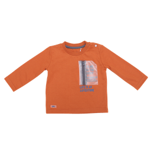 Polera Bebé Niño M/L Ocre
