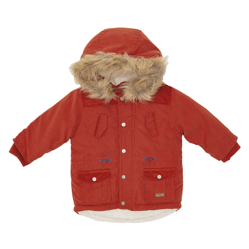 Chaqueta-Bebe-Niño-Cafe-