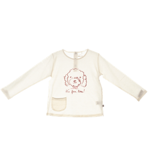 Polera M/L Bebé Niña Crudo