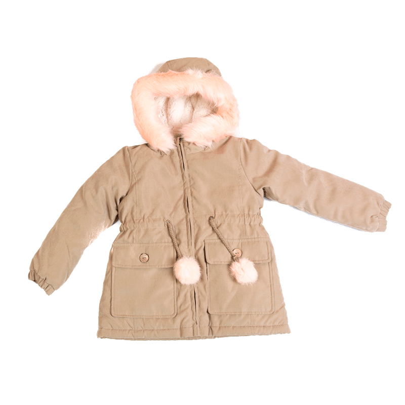 Chaqueta-Bebe-Niña-Beige-