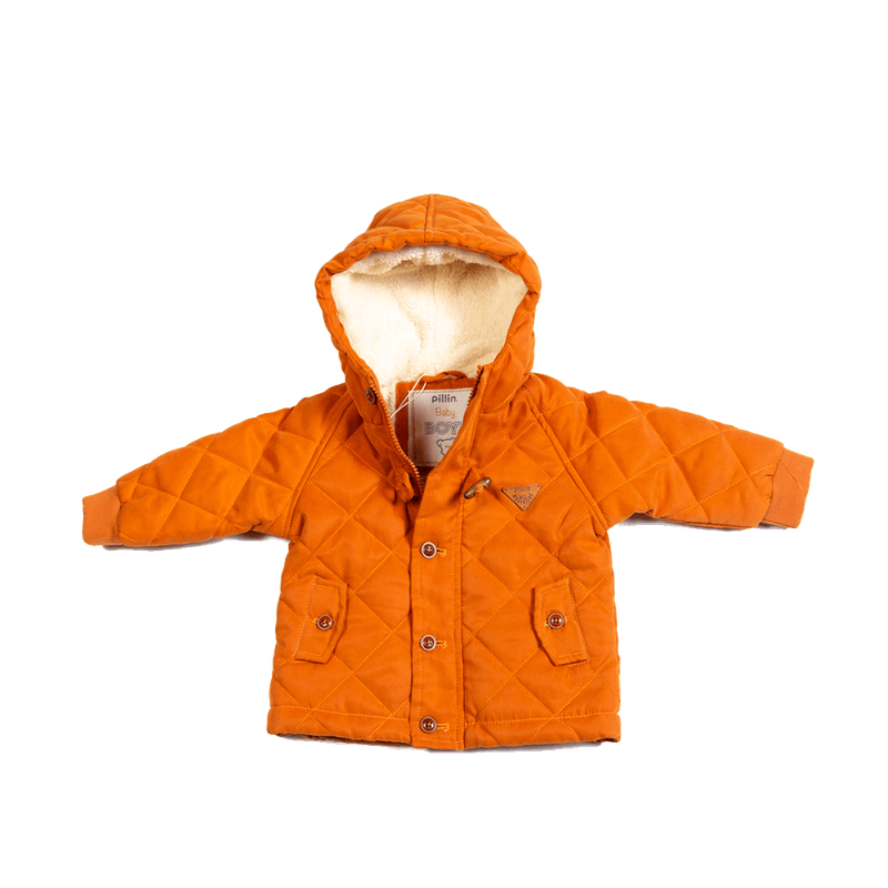 Chaqueta-C-Capucha-Bebe-Niño-Ladrillo-