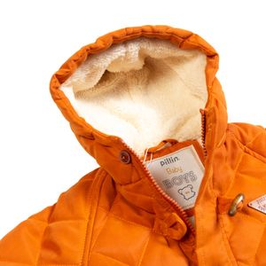 Chaqueta C/Capucha Bebé Niño Ladrillo