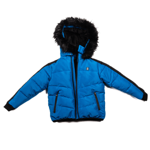 Parka C/ Capucha Niño Azul