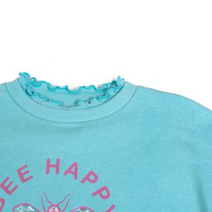 Polerón Niña Hoddie Denim
