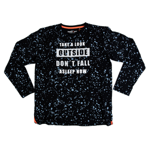 Polera M/L Niño Negro