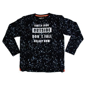 Polera M/L Niño Negro