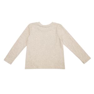 Polera Niña M/L Estampada Pizarra