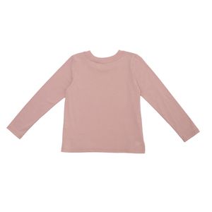Polera Niña M/L Estampado Pizarra