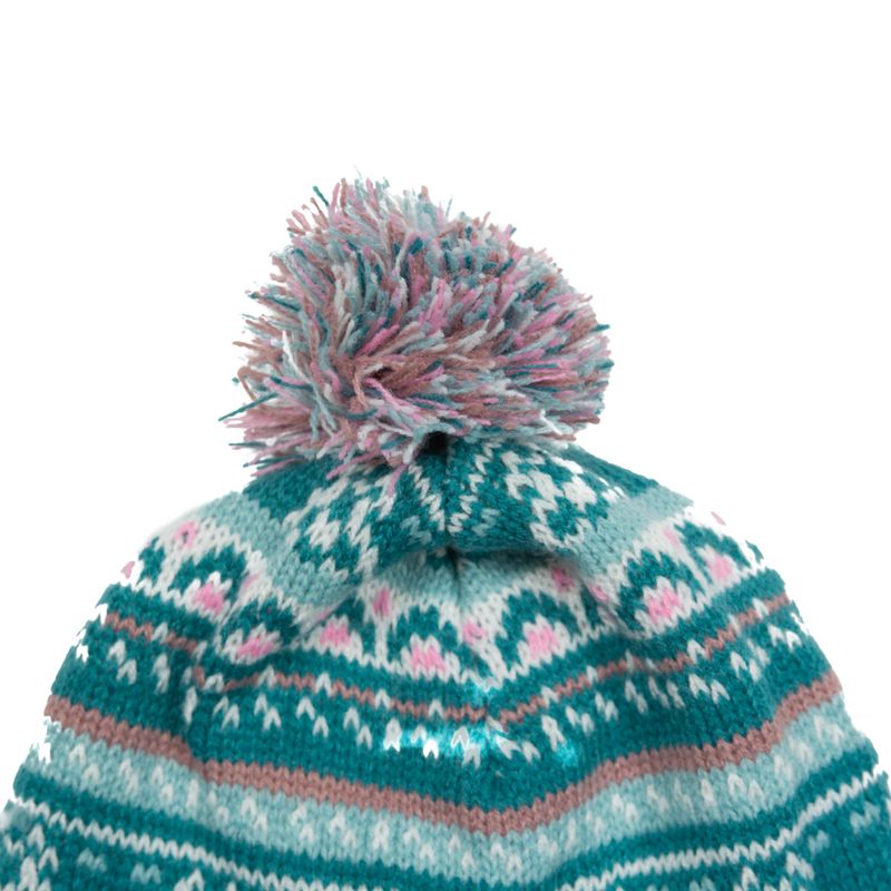 Gorro-Bebe-Niña-Orejeras-Y-Pompon-Turquesa