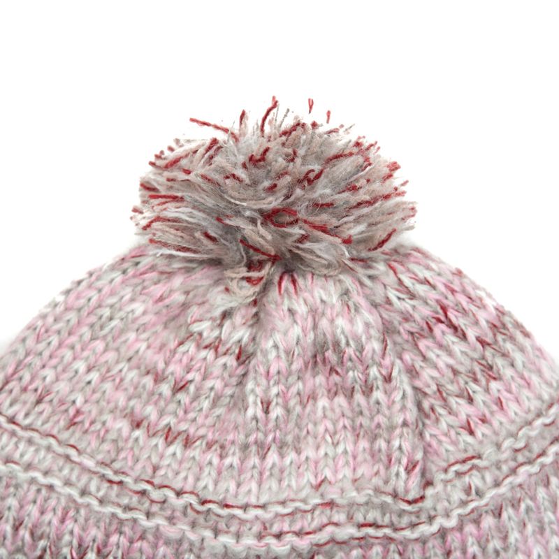 Gorro-Bebe-Niño-Pompon-Gris-Claro