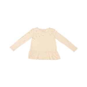 Polera Niña M/L Crudo