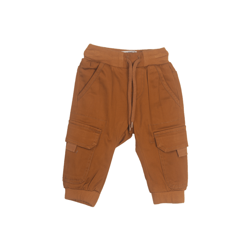 Pantalon-Gabardina-Bebe-Niño-Caqui