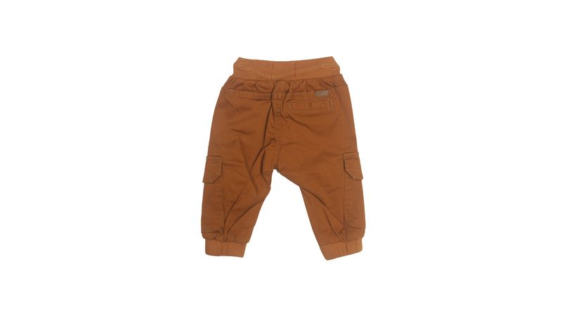 Pantalón tipo Jogger Baby Colors Caqui para Bebé Niño