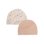 Pack-Gorro-Bebe-Niña-2-Pc-Multicolor