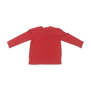 Polera Niño M/L Estampada Rojo