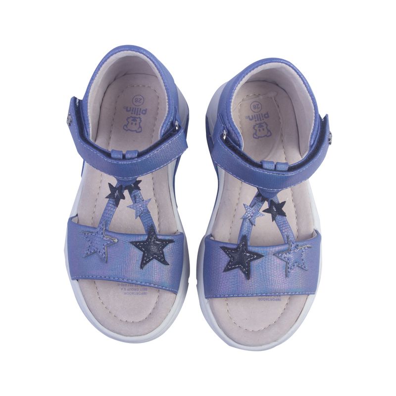 Sandalias-Niña-Azul-