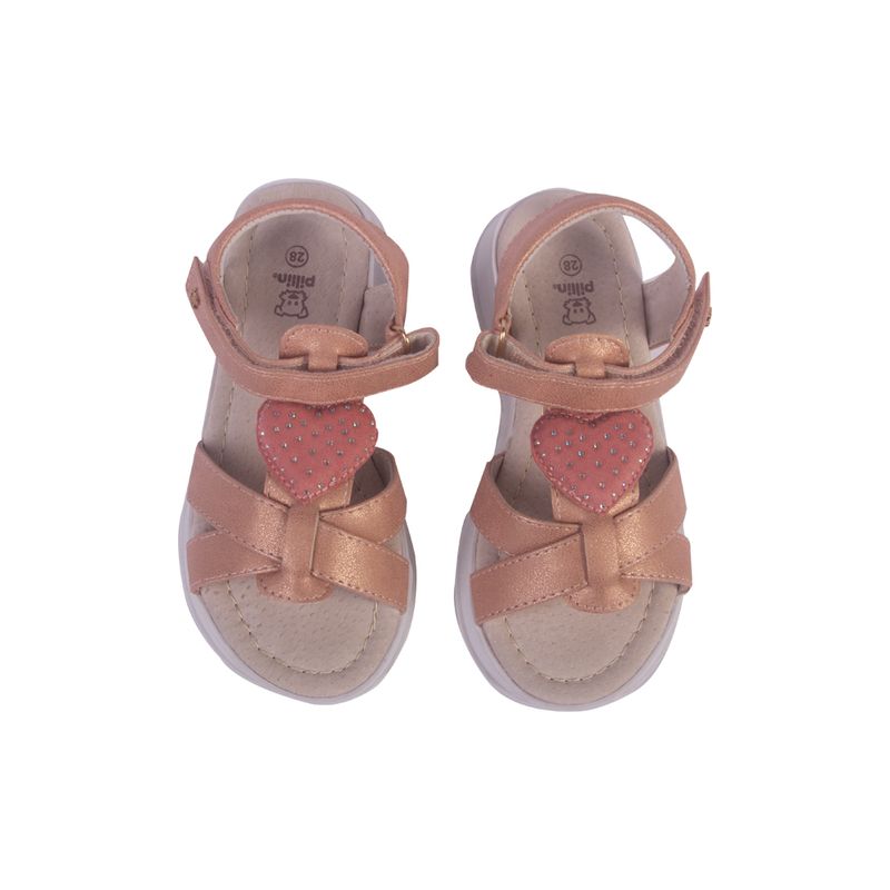 Sandalias-Niña-Naranja-