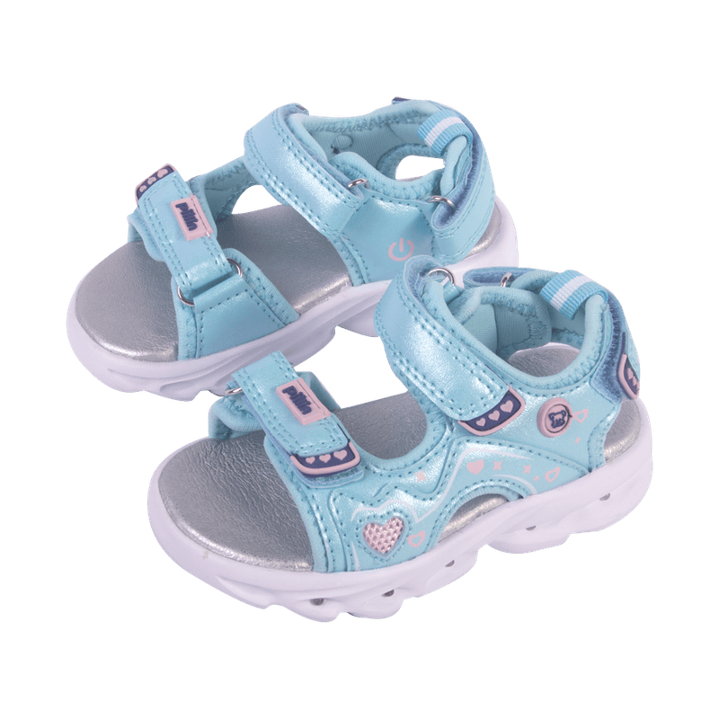 Sandalias-Bebe-Niña-Celeste-