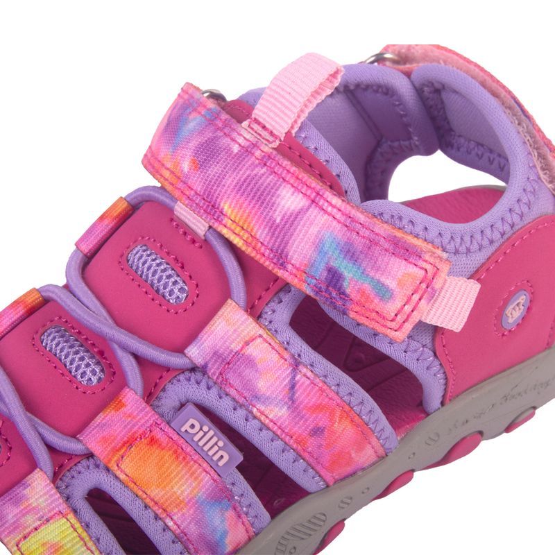 Sandalias-Niña-Fucsia-