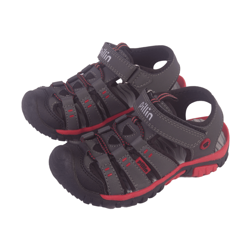 Sandalias-Niño-Gris-