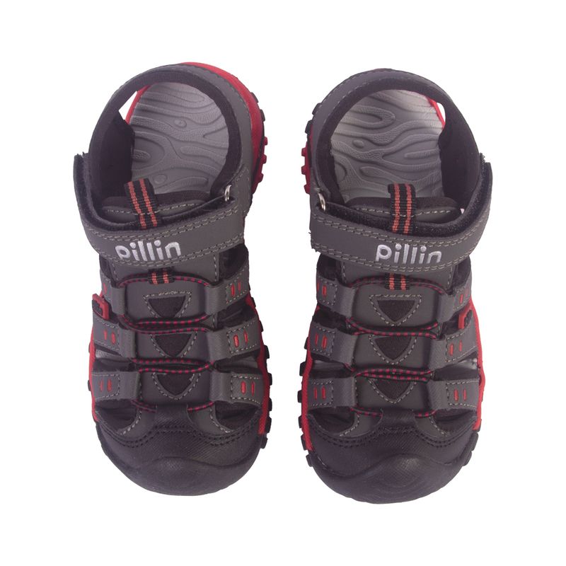 Sandalias-Niño-Gris-