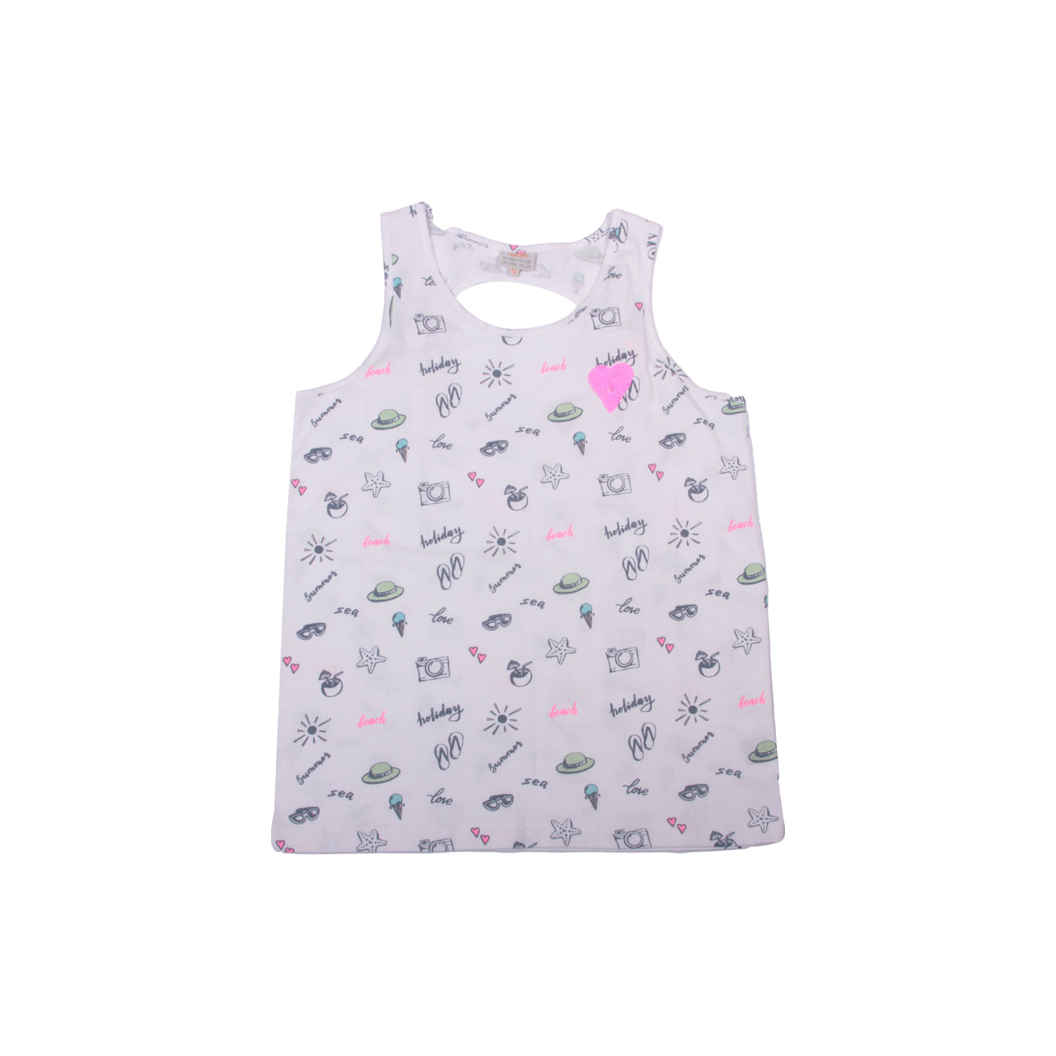 Polera Niña Blanco