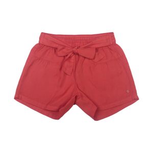 Short Niña Rojo