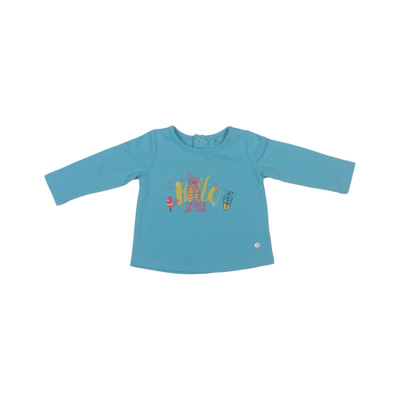 Polera-Bebe-Niña-Turquesa-