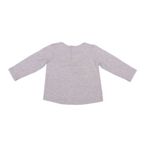 Polera Bebe Niña Gris claro