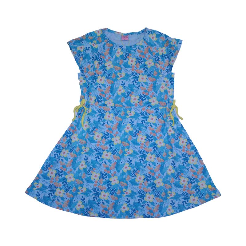 Vestido-Niña-Turquesa-