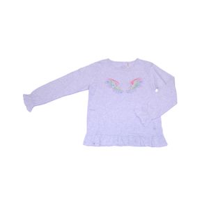 Polera Niña Gris claro