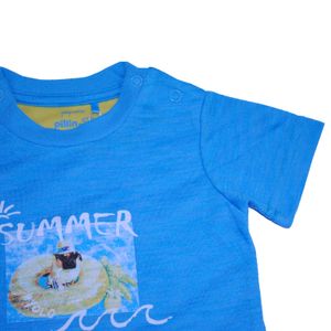 Polera Bebe Niño Celeste