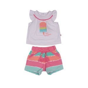Conjunto Bebe Niña Blanco
