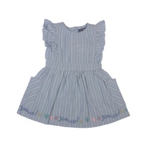 Vestido Bebe Niña Celeste