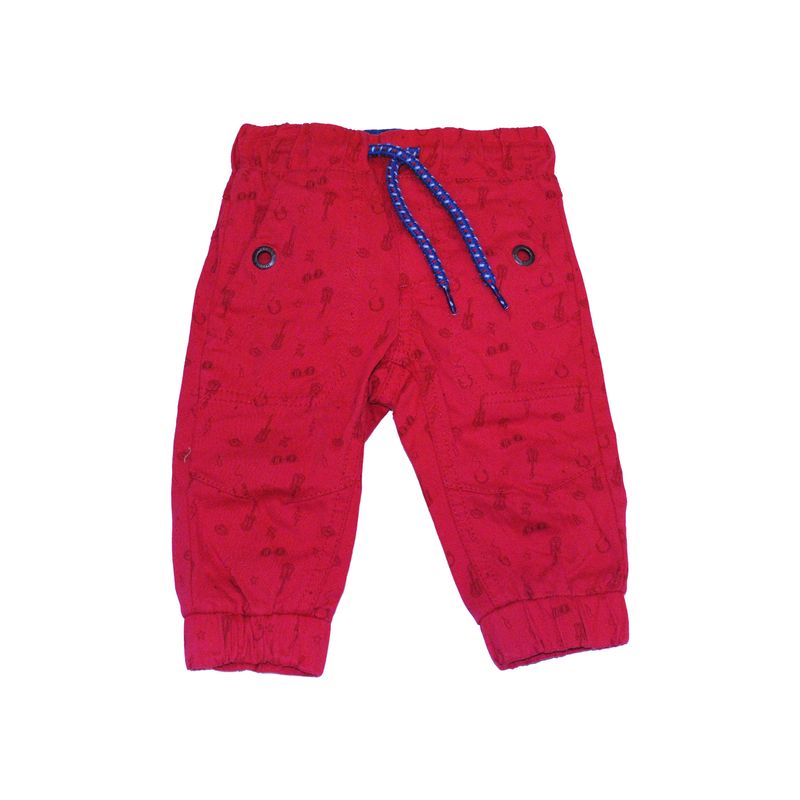 Pantalon-Bebe-Niño-Rojo-