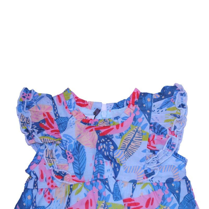 Vestido-Bebe-Niña-Turquesa-