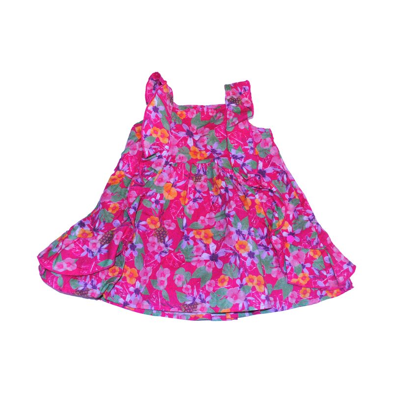 Vestido-Bebe-Niña-Fucsia-