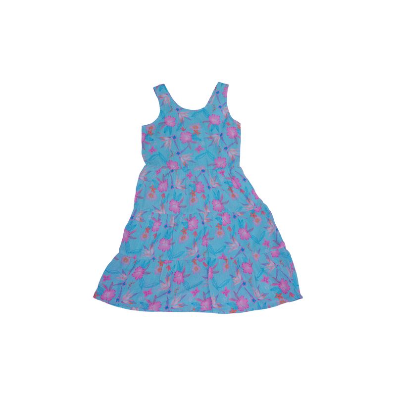 Vestido-Niña-Turquesa-