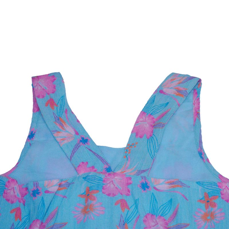 Vestido-Niña-Turquesa-