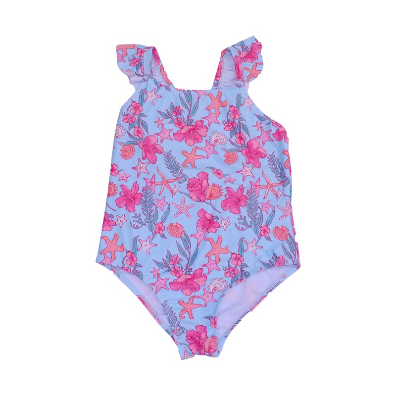 Traje-de-baño-Niña-Celeste-