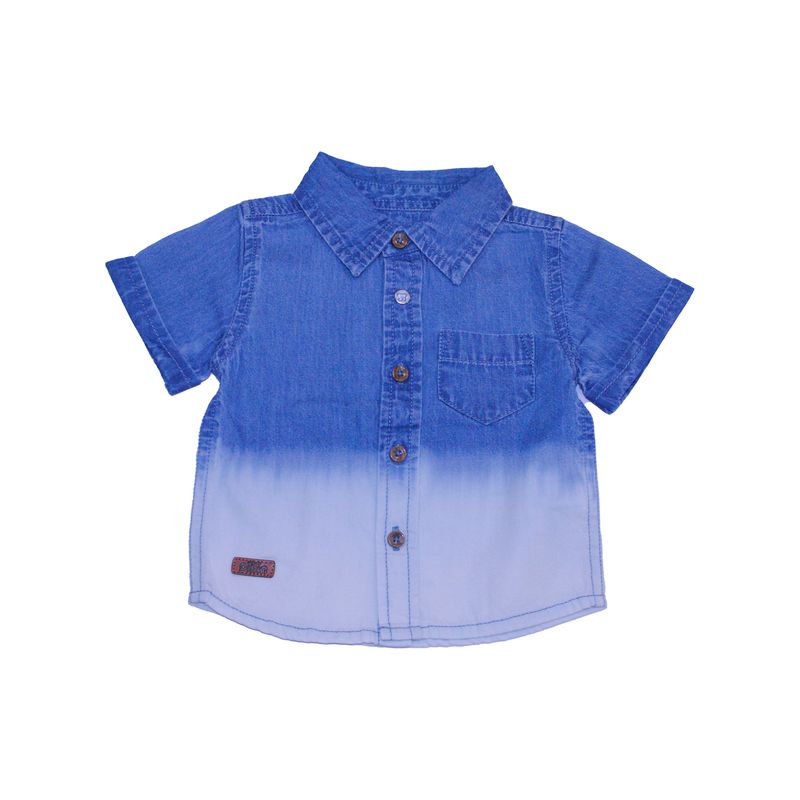 Camisa-Bebe-Niño-Celeste-