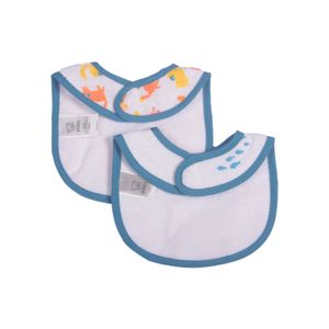 Set 2 Pzas Babero Bebe Niño Multicolor