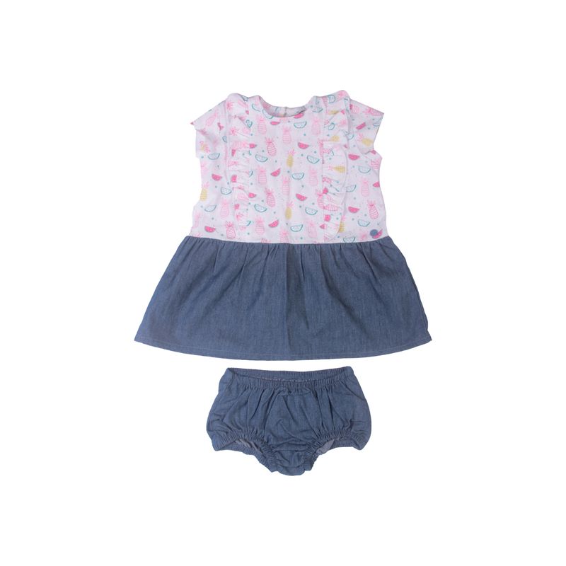 Vestido-Bebe-Niña-Azul-