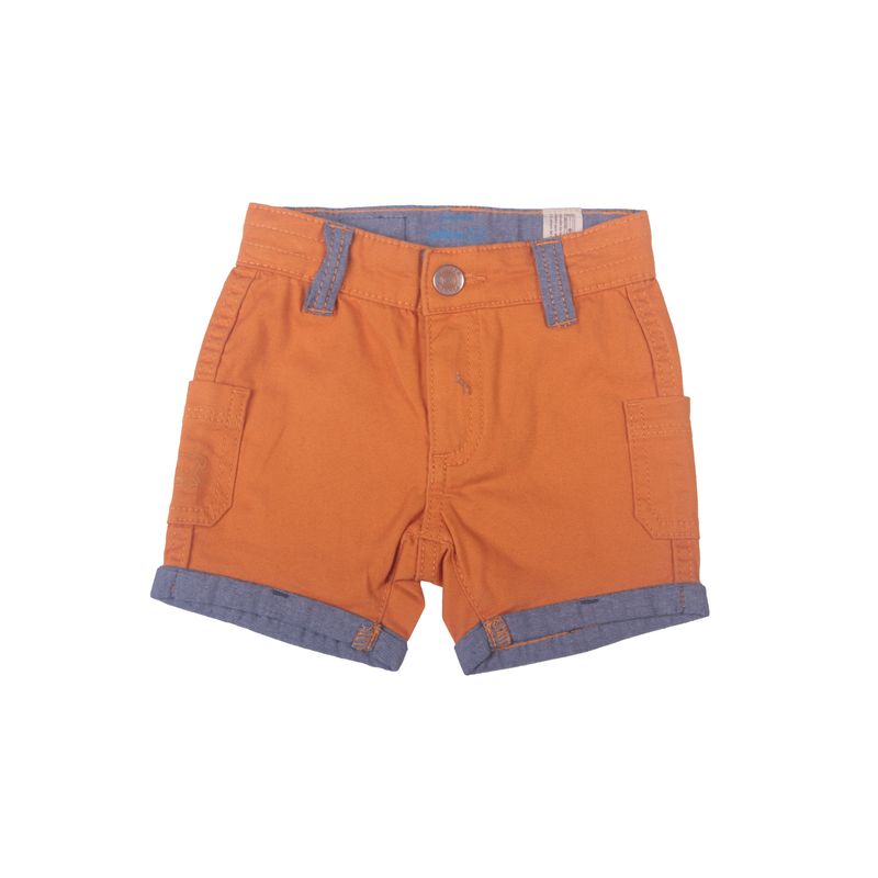 Bermuda-Bebe-Niño-Naranja-