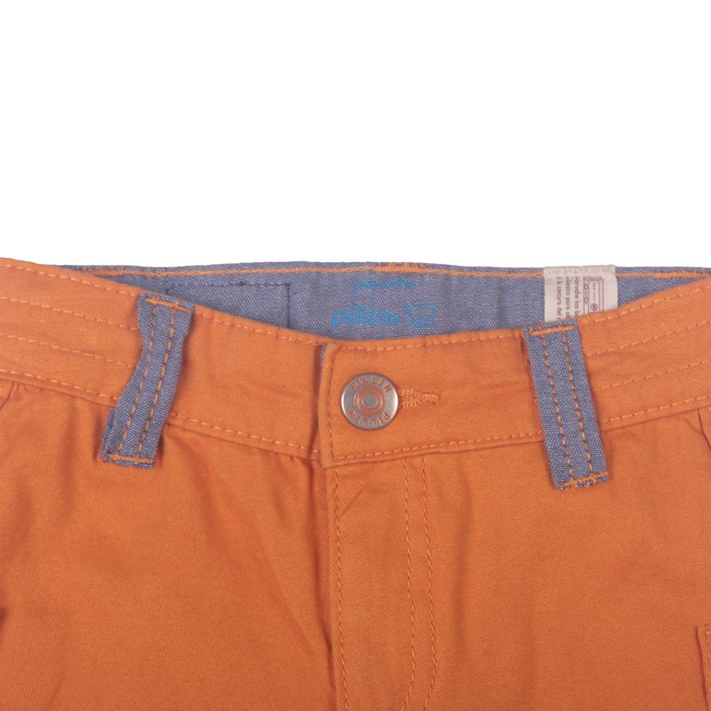 Bermuda-Bebe-Niño-Naranja-
